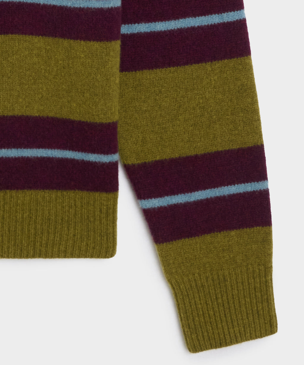 Boiled Wool Sweater Polo
