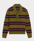 Boiled Wool Sweater Polo