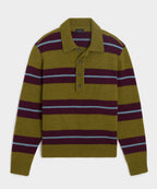 Boiled Wool Sweater Polo