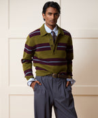 Boiled Wool Sweater Polo