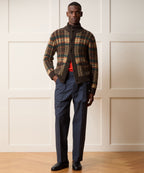 Wool Mockneck Cardigan