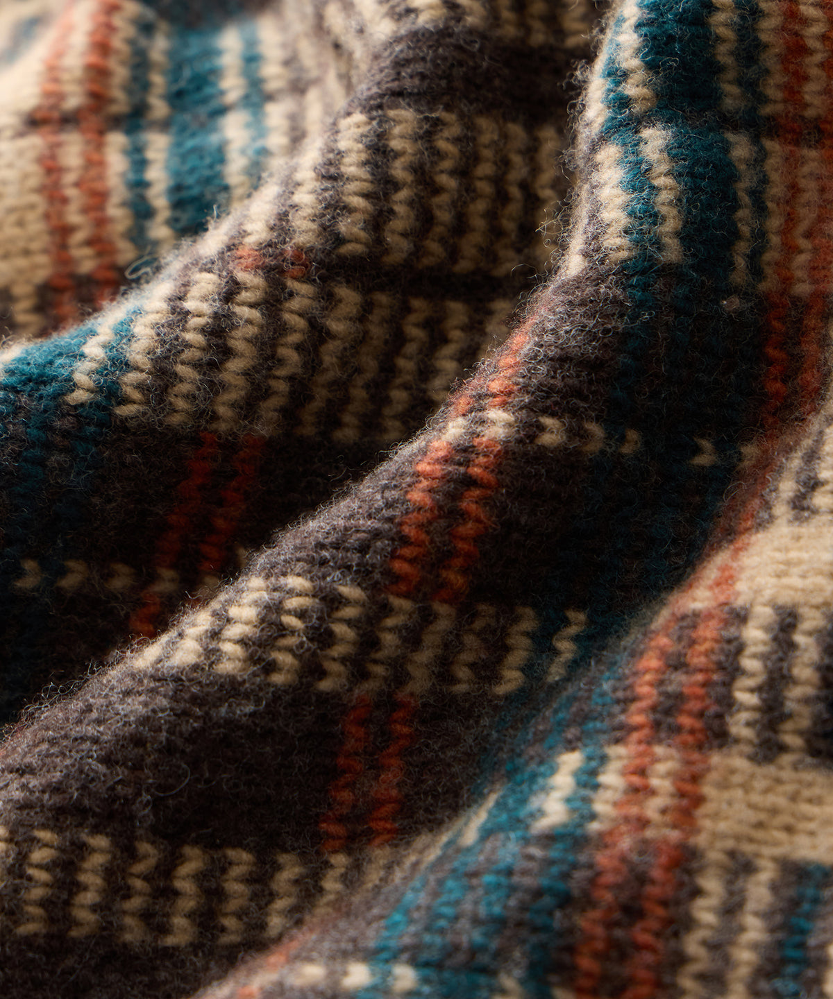 Wool Mockneck Cardigan