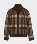Wool Mockneck Cardigan