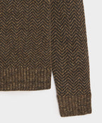 Herringbone Turtleneck Sweater