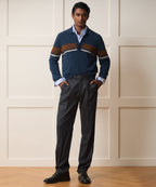 Stripe Sweater Polo