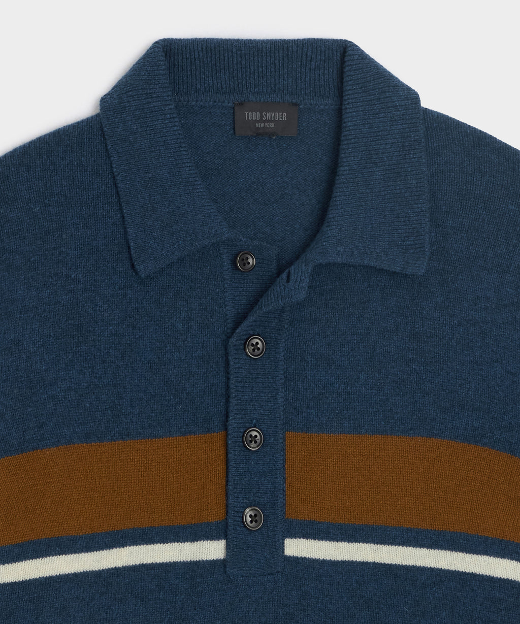 Stripe Sweater Polo