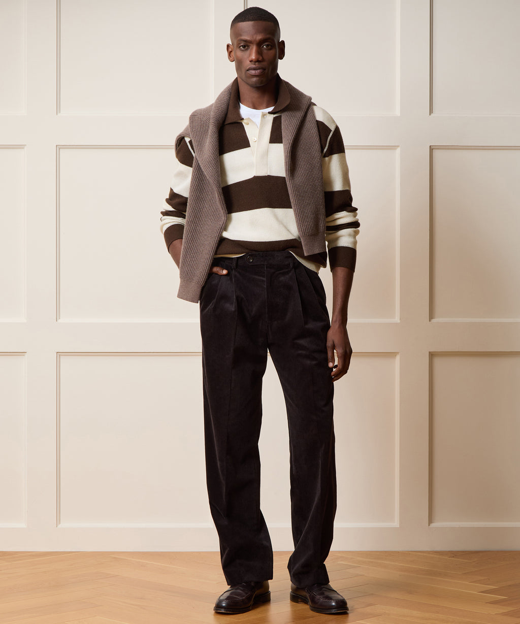 Stripe Cashmere Rugby