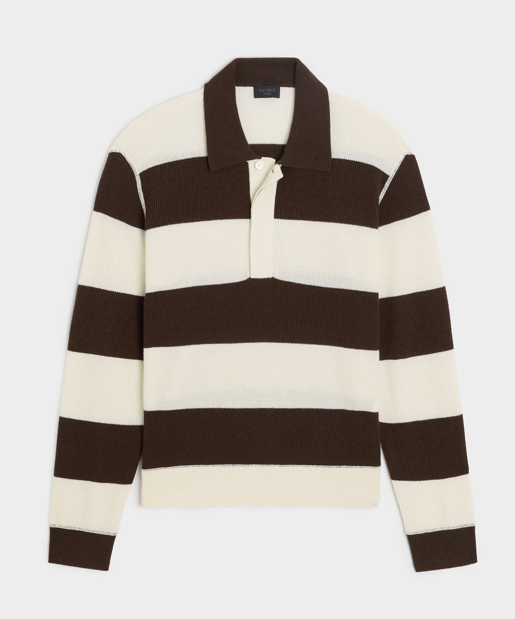 Stripe Cashmere Rugby