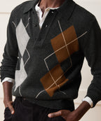 Argyle Sweater Polo