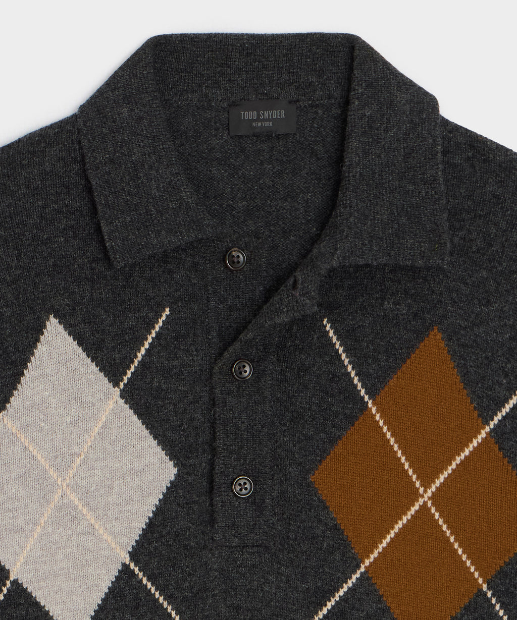 Argyle Sweater Polo