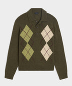 Argyle Sweater Polo