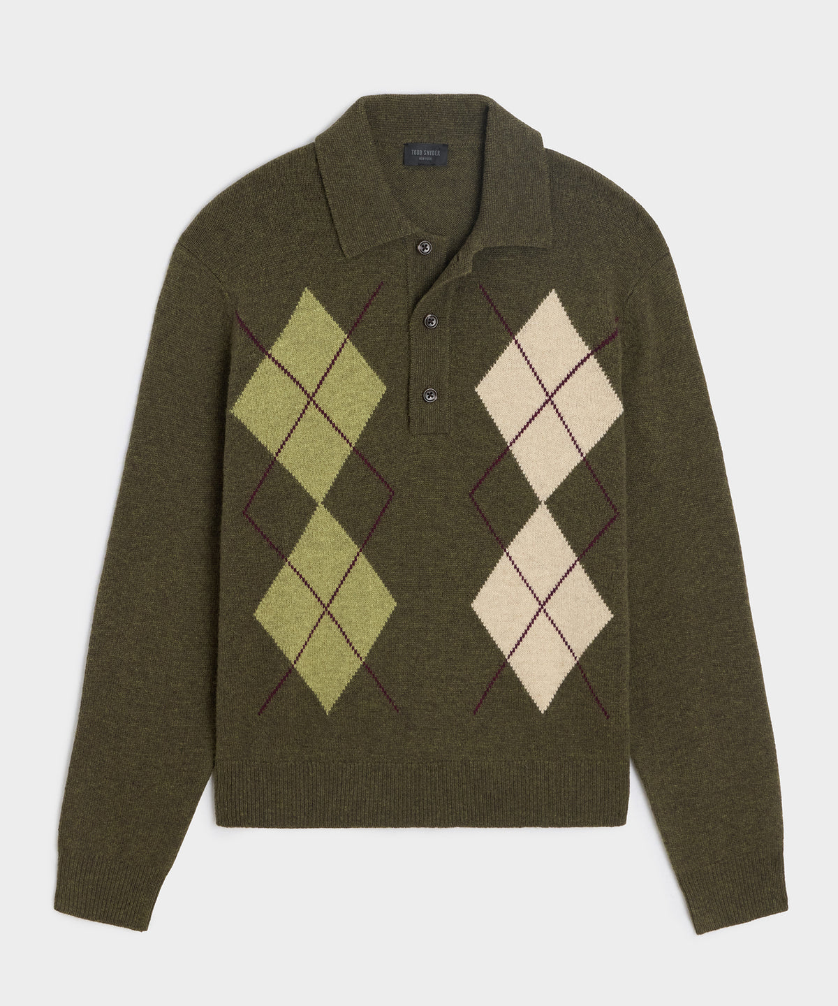 Argyle Sweater Polo