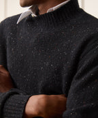 Donegal Cashmere Mockneck Sweater
