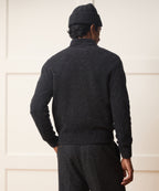 Donegal Cashmere Mockneck Sweater