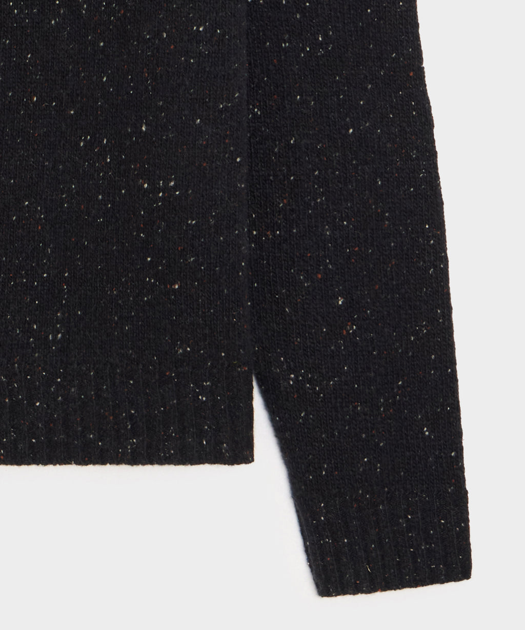 Donegal Cashmere Mockneck Sweater