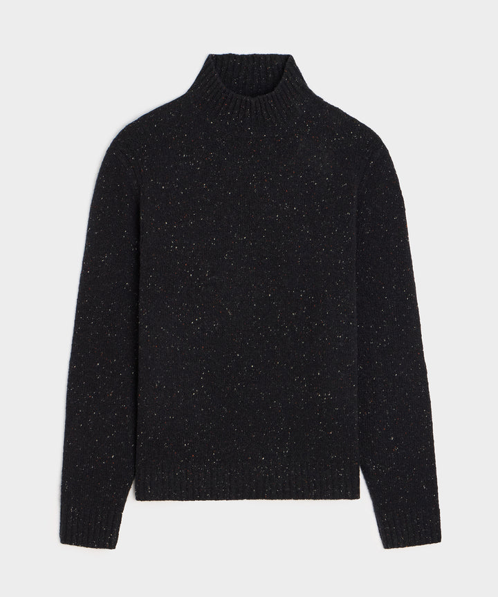 Donegal Cashmere Mockneck Sweater