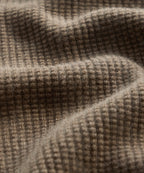 Waffle Cashmere Crewneck