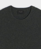 Waffle Cashmere Crewneck