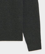 Waffle Cashmere Crewneck