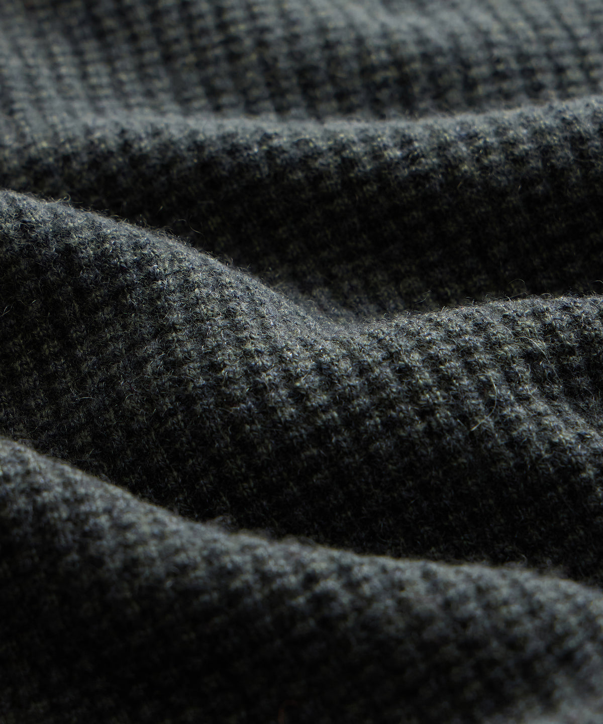 Waffle Cashmere Crewneck