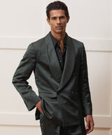 Italian Satin Double-Breasted Shawl Tuxedo