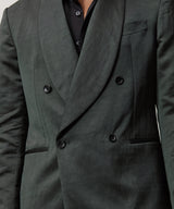Italian Satin Double-Breasted Shawl Tuxedo