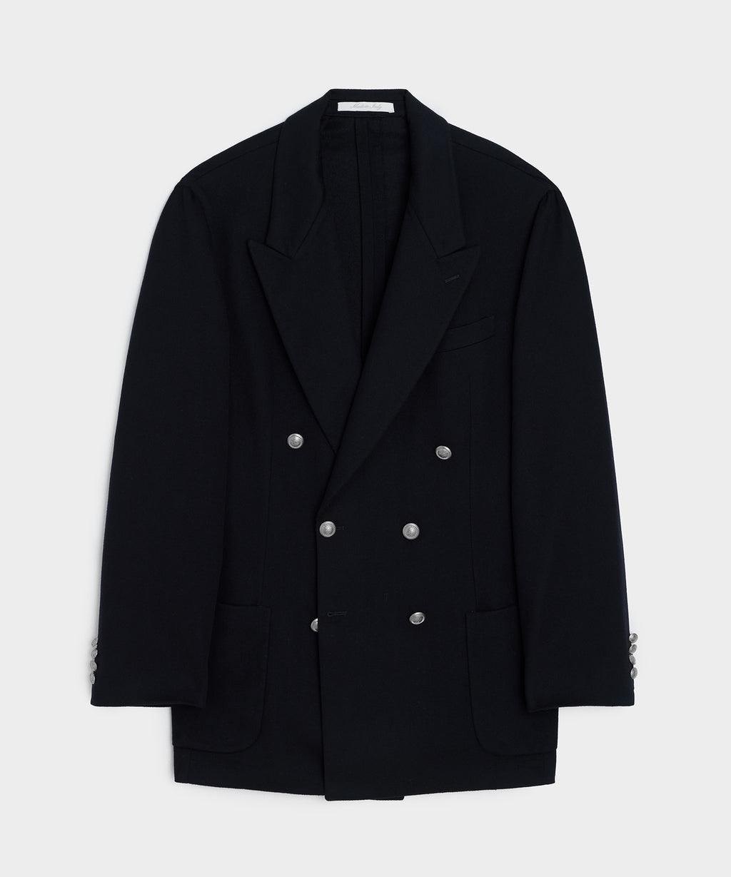 Italian Cashmere Double-Breasted Wythe Jacket