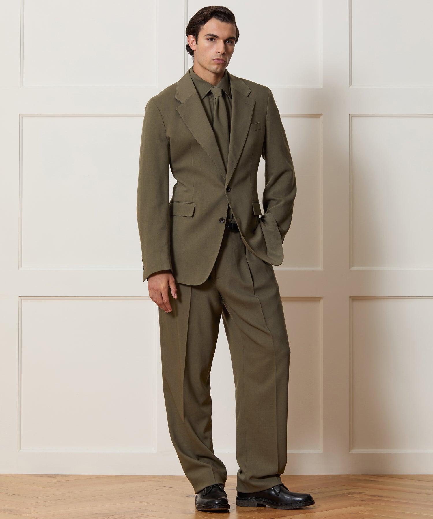 Italian Crepe Wythe Jacket in Olive – Todd Snyder