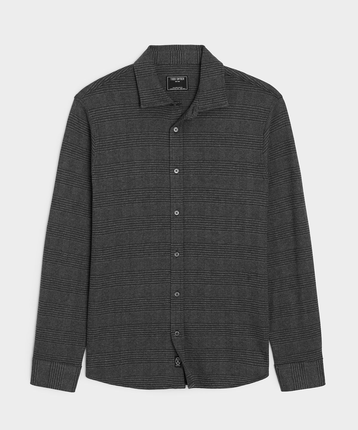 Knit Cotton Dress Shirt