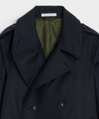 Italian Double-Breasted Trench Coat