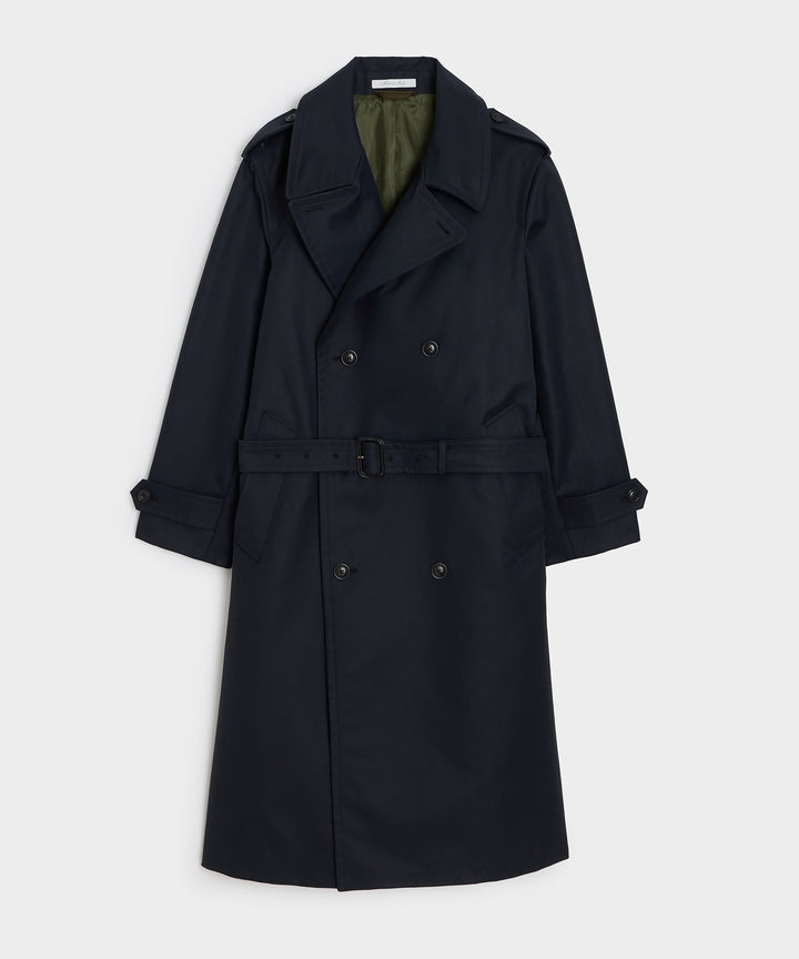 Italian Double-Breasted Trench Coat