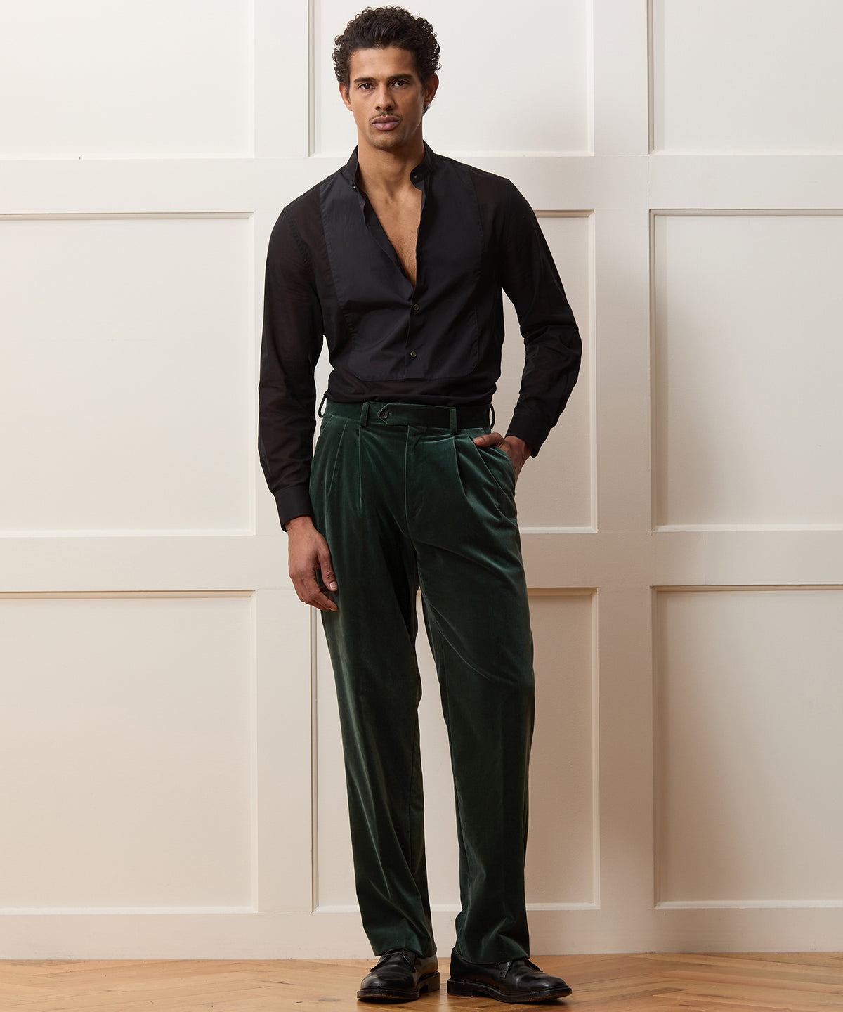 Italian Velvet Wythe Trouser