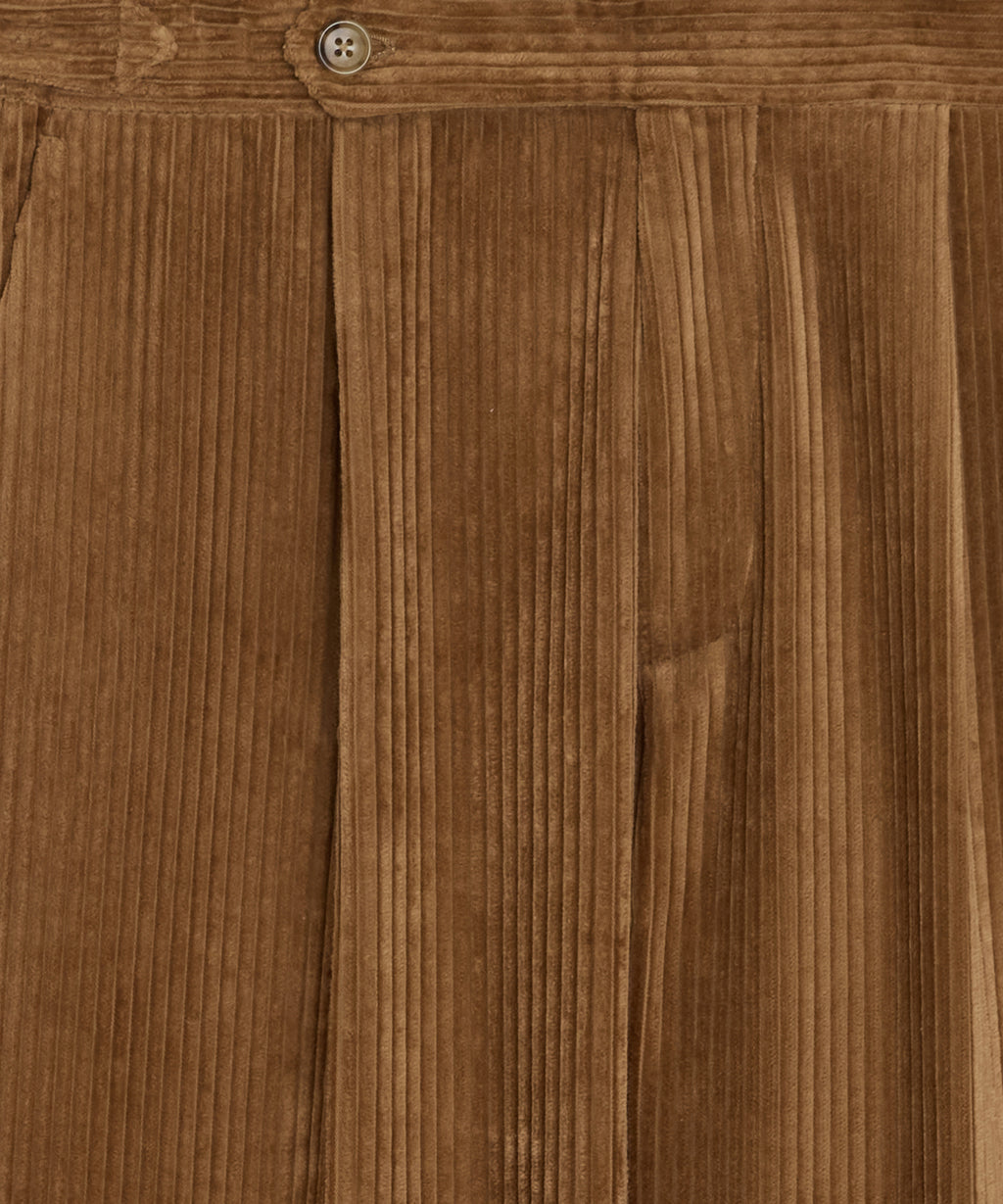 Italian Wide Wale Corduroy Side Tab Trouser