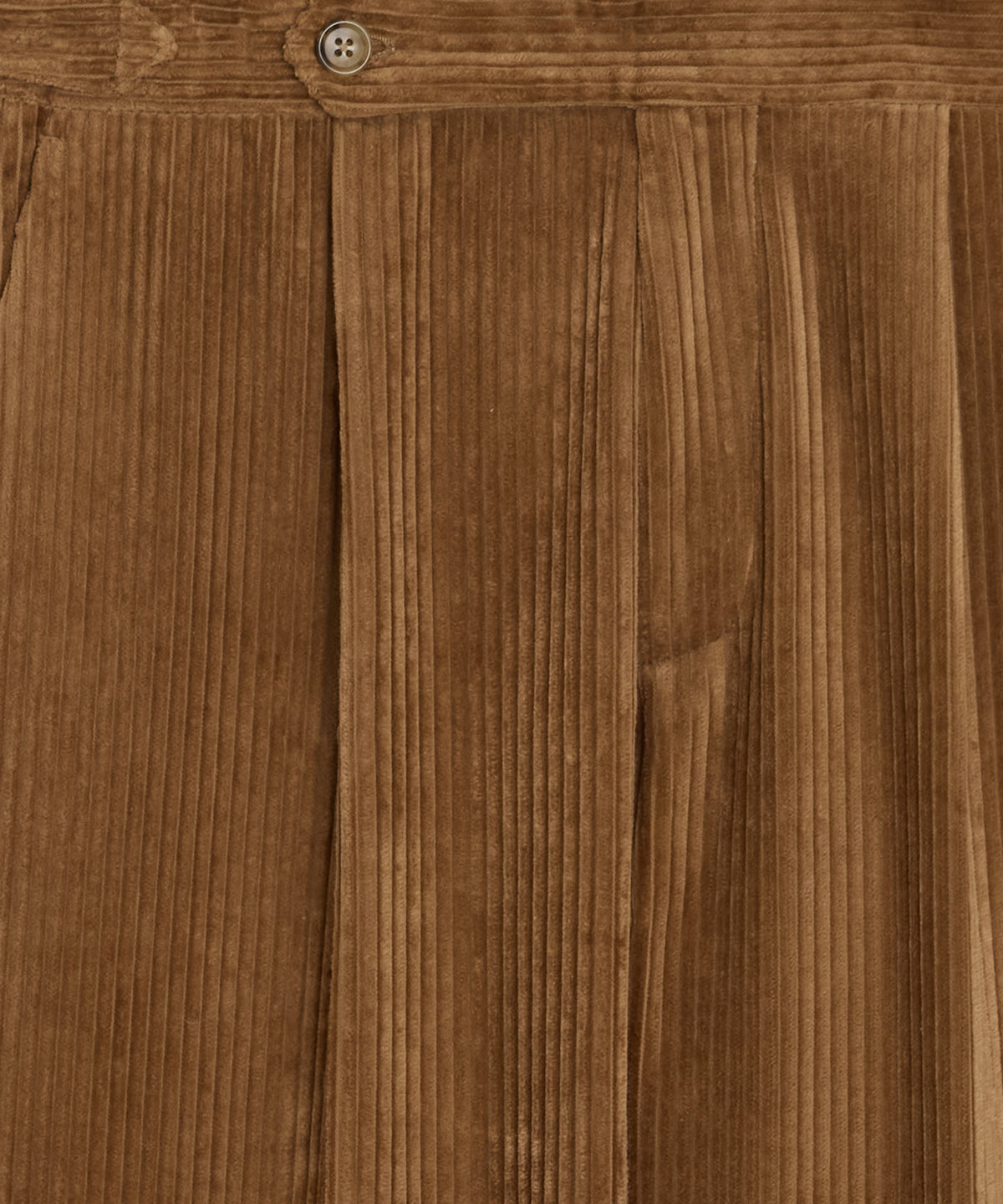 Italian Wide Wale Corduroy Side Tab Trouser
