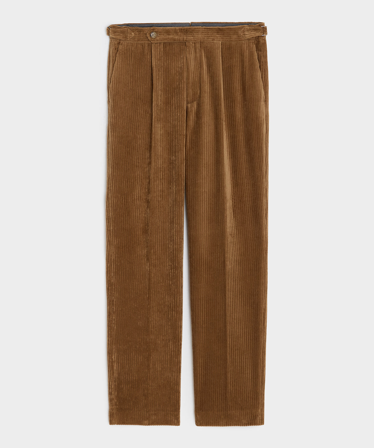 Italian Wide Wale Corduroy Side Tab Trouser