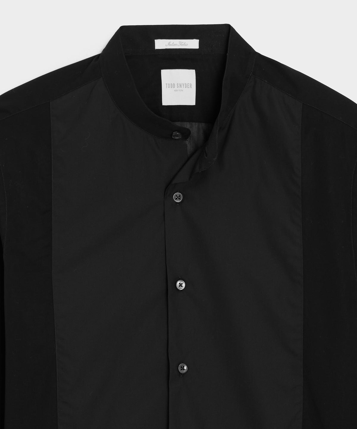 Lightweight Italian Cotton Popover Tuxedo Shirt