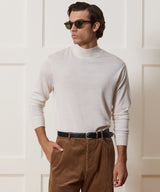 Merino Mock Neck Sweater