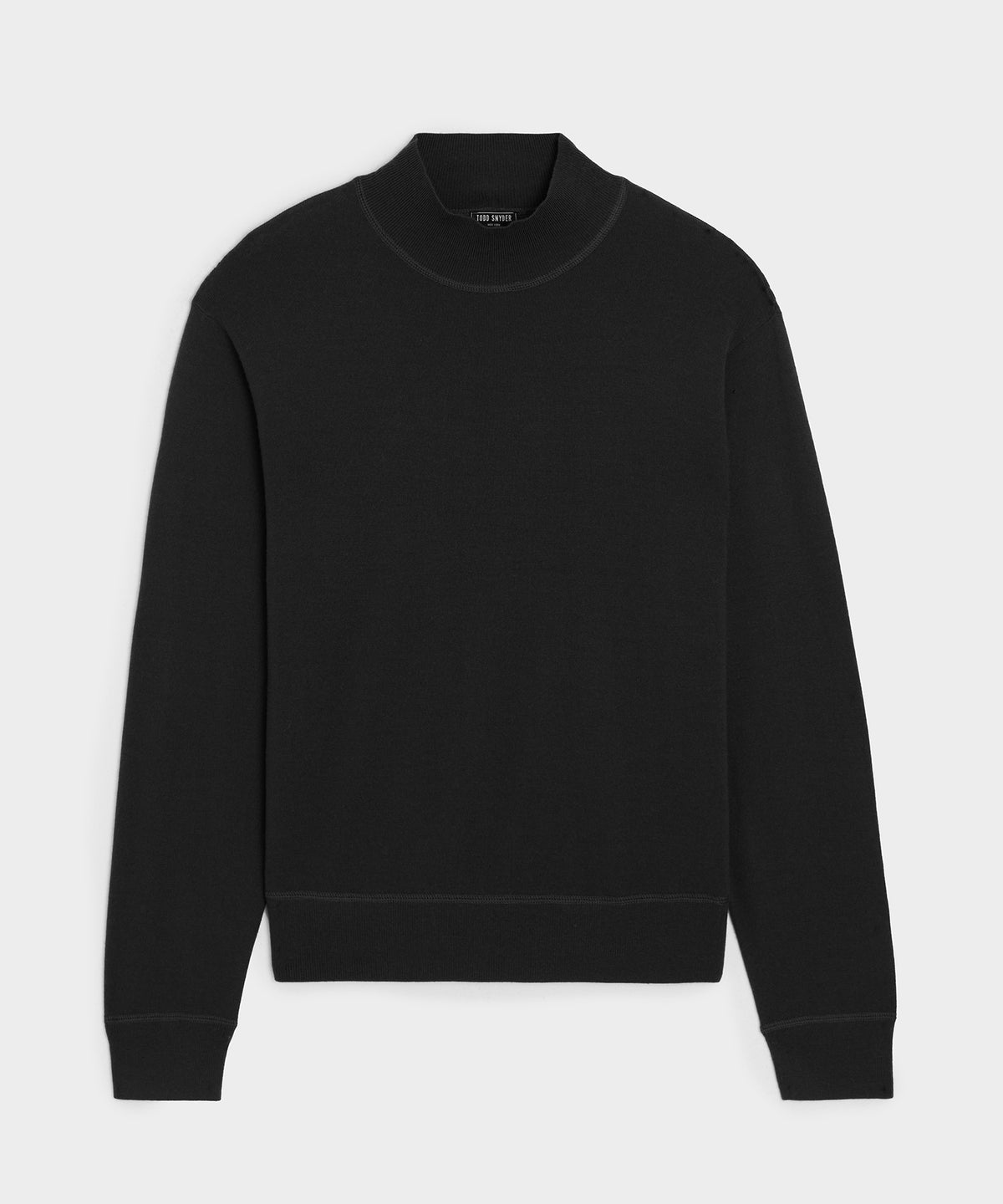 Merino Mock Neck Sweater