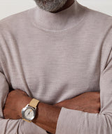 Merino Mock Neck Sweater