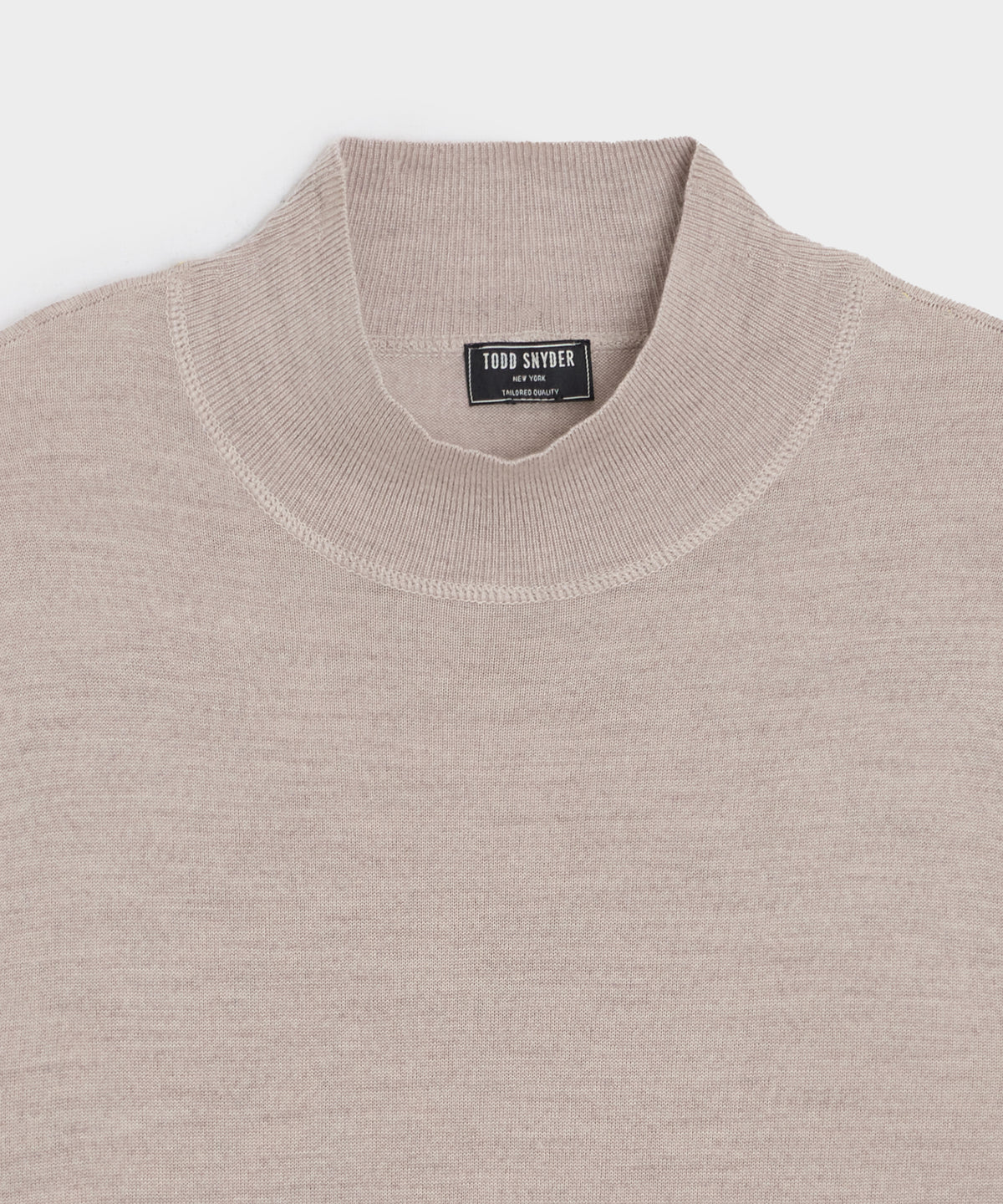 Merino Mock Neck Sweater