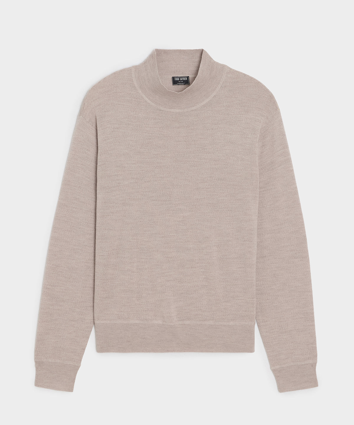 Merino Mock Neck Sweater