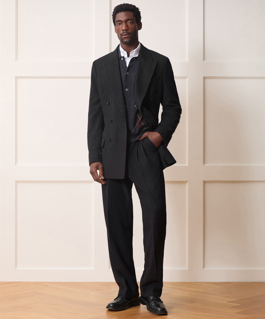 Italian Wool-Cashmere Wythe Suit