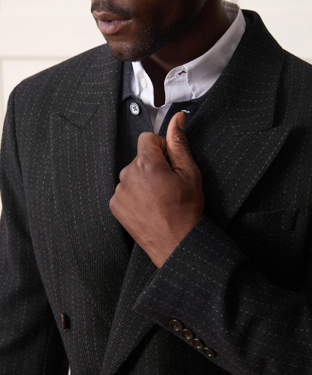 Italian Wool-Cashmere Wythe Suit