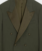 Italian Gabardine Double-Breasted Tuxedo Jacket