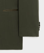 Italian Gabardine Double-Breasted Tuxedo Jacket