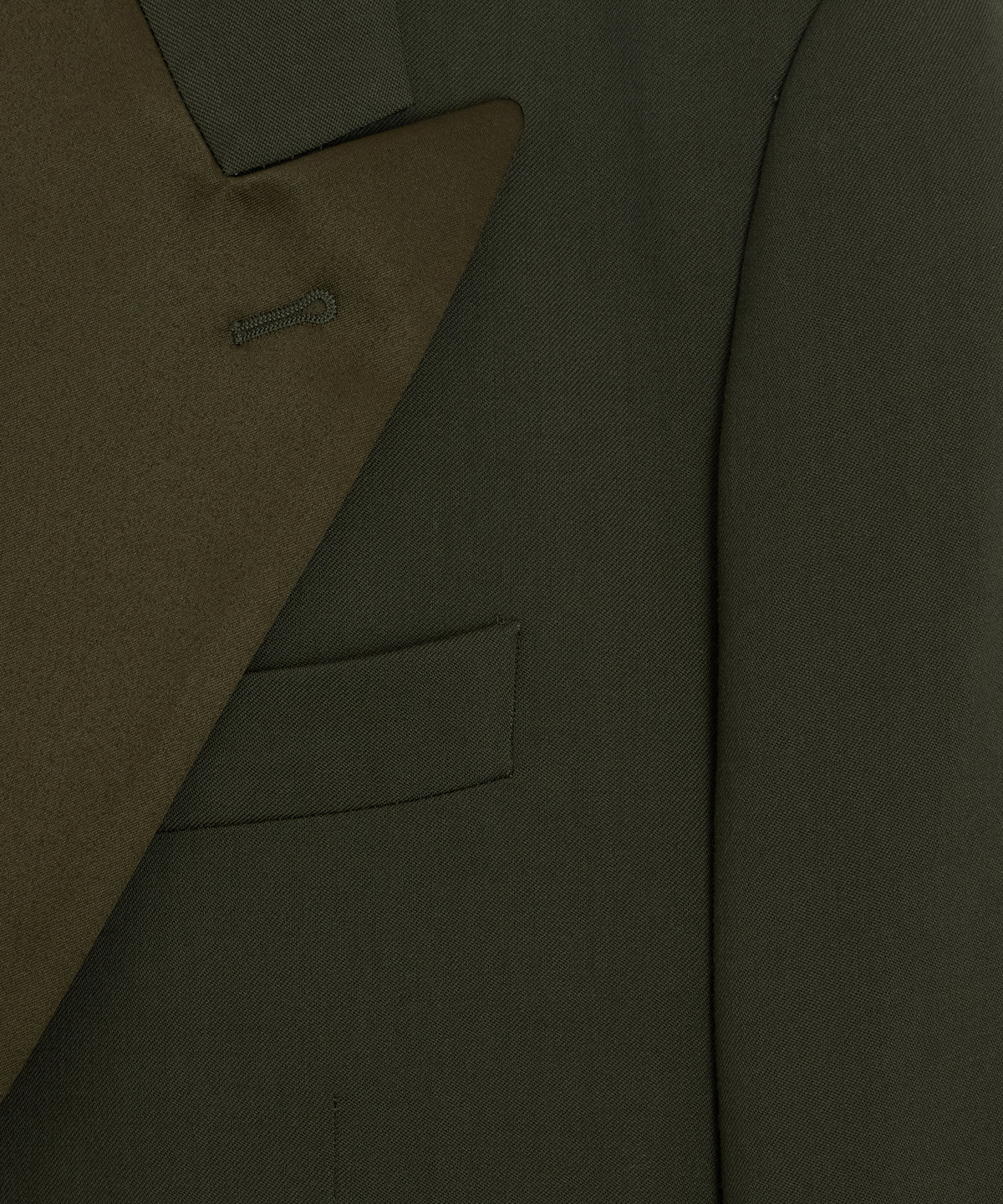 Italian Gabardine Double-Breasted Tuxedo Jacket