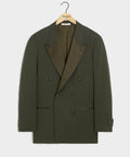 Italian Gabardine Double-Breasted Tuxedo Jacket