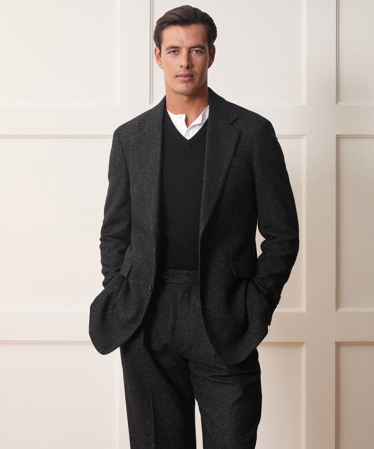 Italian Silk Donegal Wythe Jacket