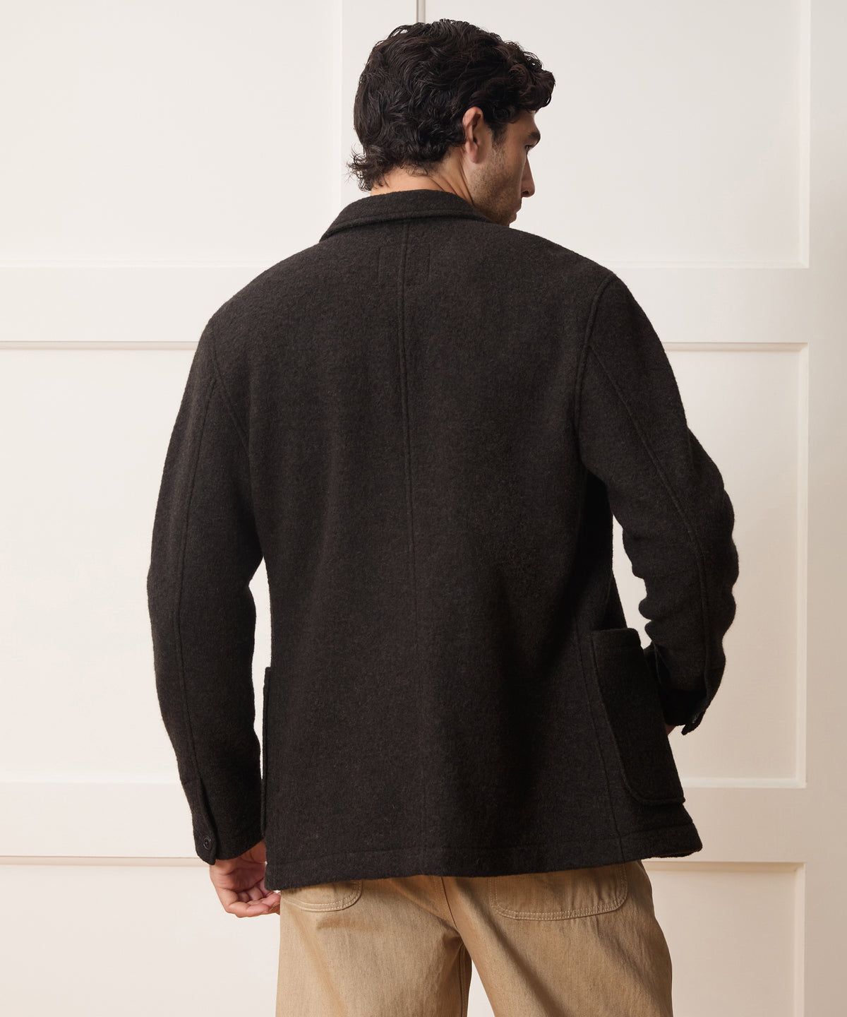 Italian Boiled Wool Studio Jacket