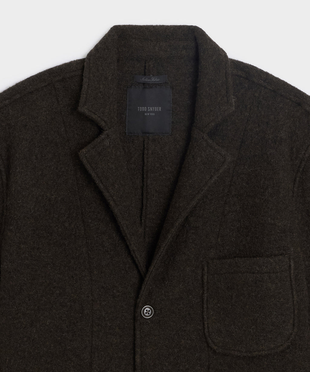 Italian Boiled Wool Studio Jacket